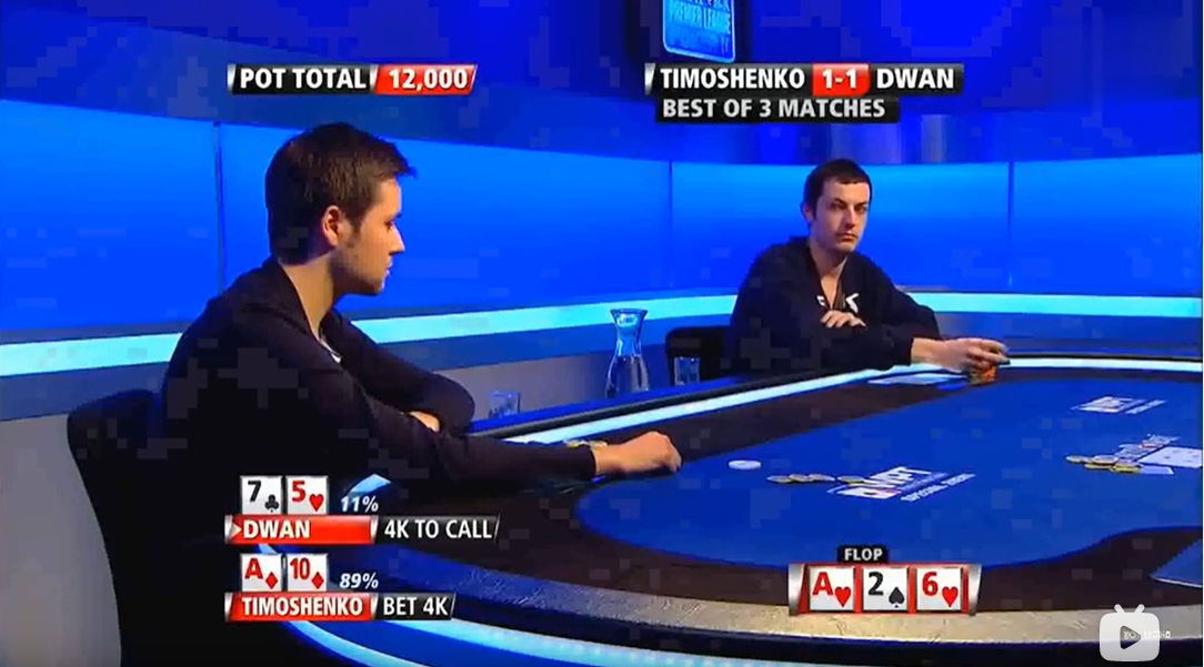 dwan上演现实中真人赌圣，梭哈起来帅爆了！