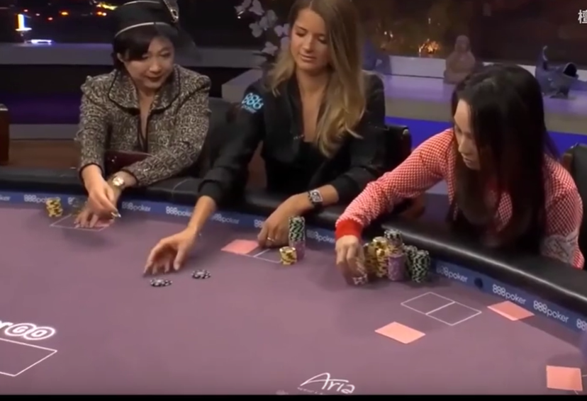 德州女子职业赛 玩家都很小心谨慎